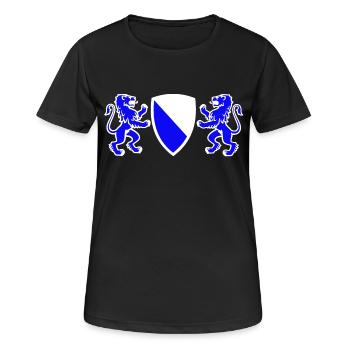 zürich - T-shirt respirant Femme - noir - Devant - AI Model Female 172 light (172cm)