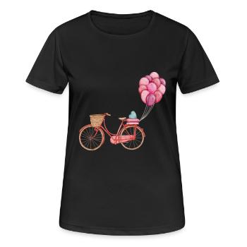 Love - Frauen T-Shirt atmungsaktiv - Schwarz - Vorne - AI Model Female 172 light (172cm)