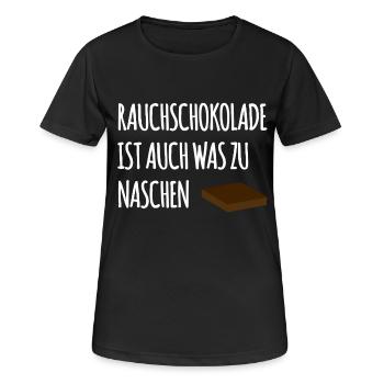 Smoked chocolate - Women's Breathable T-Shirt - black - Front - AI Model Female 172 light (172cm)