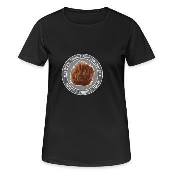 Tribble Adoption Center - Frauen T-Shirt atmungsaktiv - Schwarz - Vorne - AI Model Female 172 light (172cm)