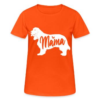 Cocker Spaniel - Women's Breathable T-Shirt - neon orange - Front - AI Model Female 172 dark (172cm)