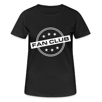 Fan Club - T-shirt respirant Femme - noir - Devant - AI Model Female 172 light (172cm)