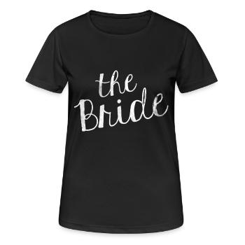 The Bride Gift The Bride Boy's Farewell - Women's Breathable T-Shirt - black - Front - AI Model Female 172 light (172cm)