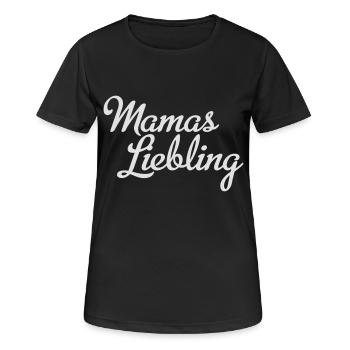 Mom's favorite - Women's Breathable T-Shirt - black - Front - AI Model Female 172 light (172cm)