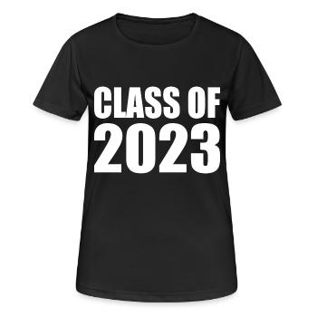 Class of 2023 - Women's Breathable T-Shirt - black - Front - AI Model Female 172 light (172cm)