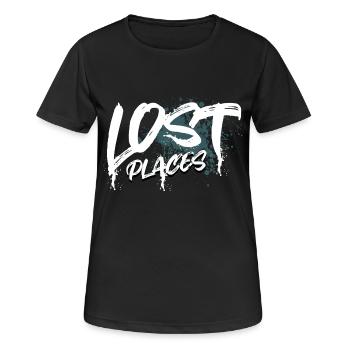 Lost Places - Women's Breathable T-Shirt - black - Front - AI Model Female 172 light (172cm)