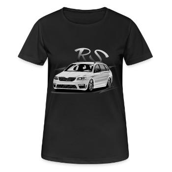voiture tuning - T-shirt respirant Femme - noir - Devant - AI Model Female 172 light (172cm)