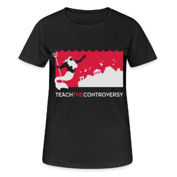atlantis - Women's Breathable T-Shirt - black - Front - AI Model Female 172 light (172cm)