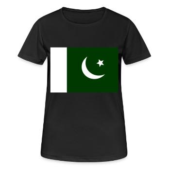 Pakistan - T-shirt respirant Femme - noir - Devant - AI Model Female 172 light (172cm)