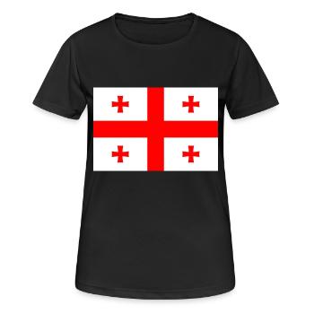 Georgia - Women's Breathable T-Shirt - black - Front - AI Model Female 172 light (172cm)