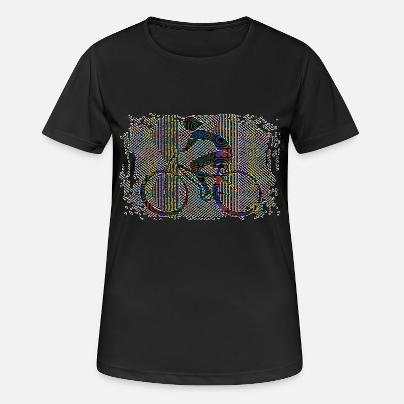 Cyclist - Women's Breathable T-Shirt - black