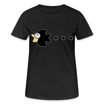 crow - T-shirt respirant Femme - noir - Devant - AI Model Female 172 light (172cm)