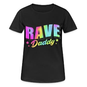 Rave Raver Techno music Techno bass Mixer - Women's Breathable T-Shirt - black - Front - AI Model Female 172 light (172cm)