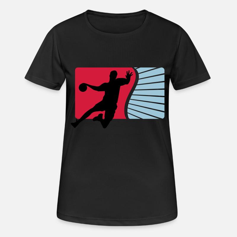 handball - Women's Breathable T-Shirt - black