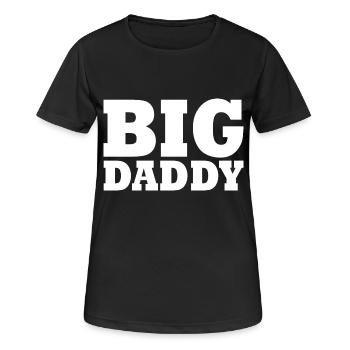 BIG DADDY - Frauen T-Shirt atmungsaktiv - Schwarz - Vorne - AI Model Female 172 light (172cm)
