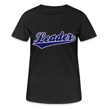 Leader - T-shirt respirant Femme - noir - Devant - AI Model Female 172 light (172cm)