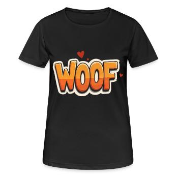 Trame - T-shirt respirant Femme - noir - Devant - AI Model Female 172 light (172cm)