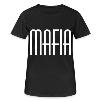 Mafia - Frauen T-Shirt atmungsaktiv - Schwarz - Vorne - AI Model Female 172 light (172cm)