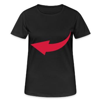 arrow - Women's Breathable T-Shirt - black - Front - AI Model Female 172 light (172cm)