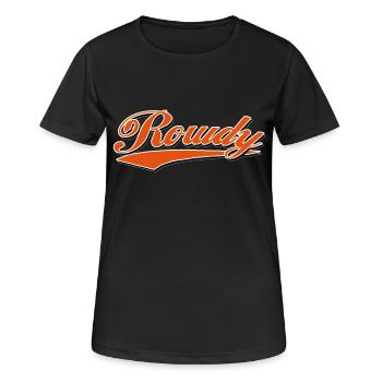voleur voleur autocollant moto biker custom - T-shirt respirant Femme - noir - Devant - AI Model Female 172 light (172cm)