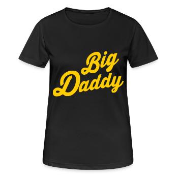 Big daddy - Frauen T-Shirt atmungsaktiv - Schwarz - Vorne - AI Model Female 172 light (172cm)