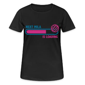 VF Next Mila MP - Frauen T-Shirt atmungsaktiv - Schwarz - Vorne - AI Model Female 172 light (172cm)
