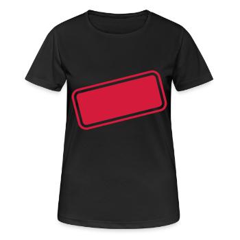 Corps creux - T-shirt respirant Femme - noir - Devant - AI Model Female 172 light (172cm)