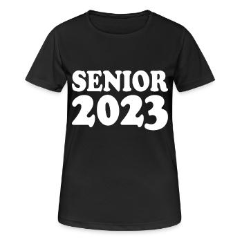 Senior 2023 - T-shirt respirant Femme - noir - Devant - AI Model Female 172 light (172cm)