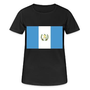 Guatemala - Frauen T-Shirt atmungsaktiv - Schwarz - Vorne - AI Model Female 172 light (172cm)