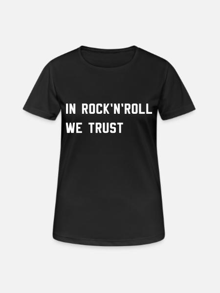 Rock n roll - Women's Breathable T-Shirt - black