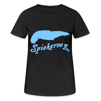 Spiekeroog Tattoo - T-shirt respirant Femme - noir - Devant - AI Model Female 172 light (172cm)