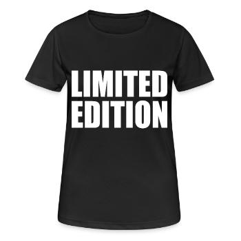 Limited edition - T-shirt respirant Femme - noir - Devant - AI Model Female 172 light (172cm)