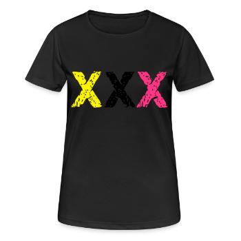 Triple X - Changement de couleur - T-shirt respirant Femme - noir - Devant - AI Model Female 172 light (172cm)