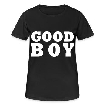Good boy - T-shirt respirant Femme - noir - Devant - AI Model Female 172 light (172cm)