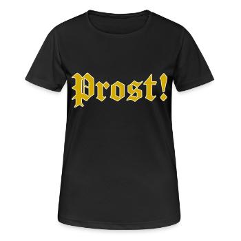 Prêtre! - T-shirt respirant Femme - noir - Devant - AI Model Female 172 light (172cm)
