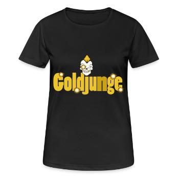 or jeune - T-shirt respirant Femme - noir - Devant - AI Model Female 172 light (172cm)