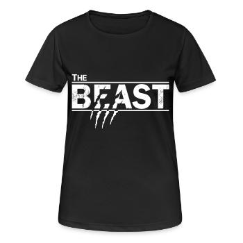The  - Frauen T-Shirt atmungsaktiv - Schwarz - Vorne - AI Model Female 172 light (172cm)