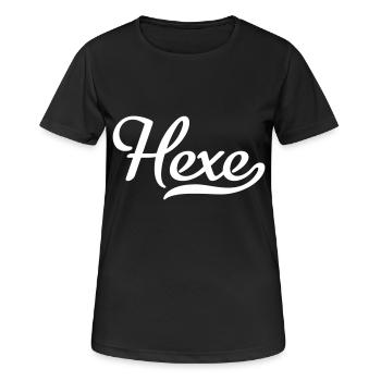 Hexe - Frauen T-Shirt atmungsaktiv - Schwarz - Vorne - AI Model Female 172 light (172cm)