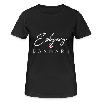 Dänemark - Esbjerg - Danemark - Danemark - T-shirt respirant Femme - noir - Devant - AI Model Female 172 light (172cm)