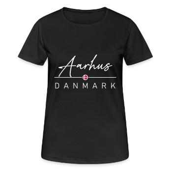Dänemark - Aarhus - Danemark - Danemark - T-shirt respirant Femme - noir - Devant - AI Model Female 172 light (172cm)