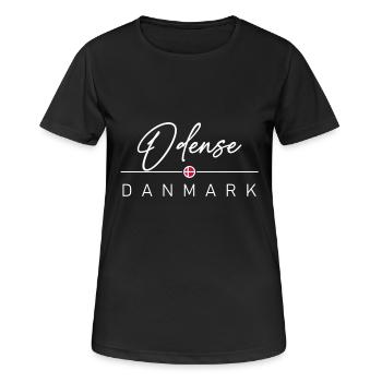 Dänemark - Odense - Danemark - Danemark - T-shirt respirant Femme - noir - Devant - AI Model Female 172 light (172cm)