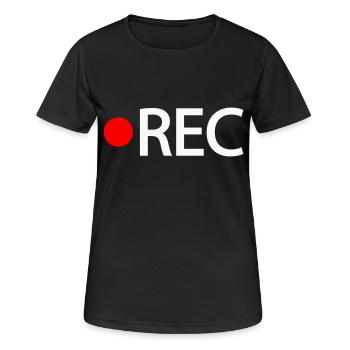 Rec - Women's Breathable T-Shirt - black - Front - AI Model Female 172 light (172cm)
