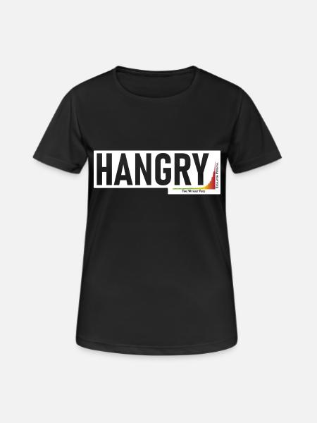 Hangry - Women's Breathable T-Shirt - black