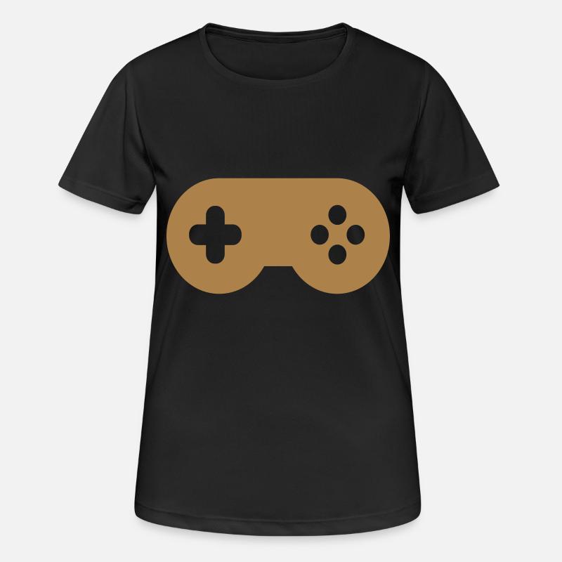 Controller Oldschool N64 - Women's Breathable T-Shirt - black