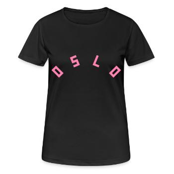 Oslo - T-shirt respirant Femme - noir - Devant - AI Model Female 172 light (172cm)
