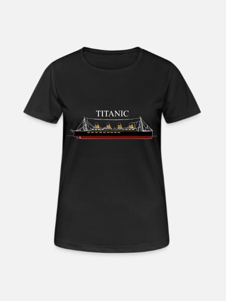 Titanic - Women's Breathable T-Shirt - black