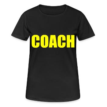 Coach - Women's Breathable T-Shirt - black - Front - AI Model Female 172 light (172cm)