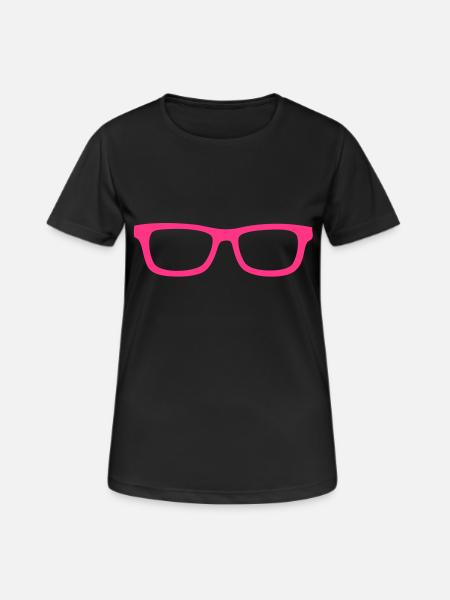 nerdbrille - Women's Breathable T-Shirt - black
