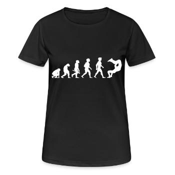 Catch catcheur lutteur catcheur - T-shirt respirant Femme - noir - Devant - AI Model Female 172 light (172cm)