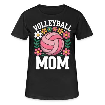 volley-ball dire drôle de cadeau de volley-ball - T-shirt respirant Femme - noir - Devant - AI Model Female 172 light (172cm)